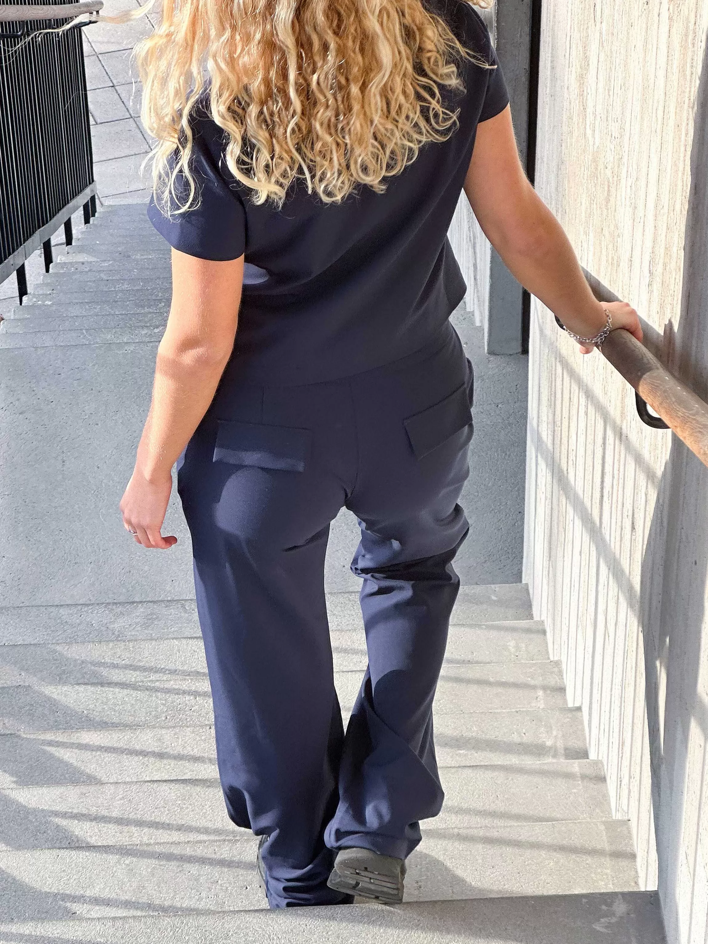 Djerf Avenue Day-To-Day Pants Tall Deep Blue Discount