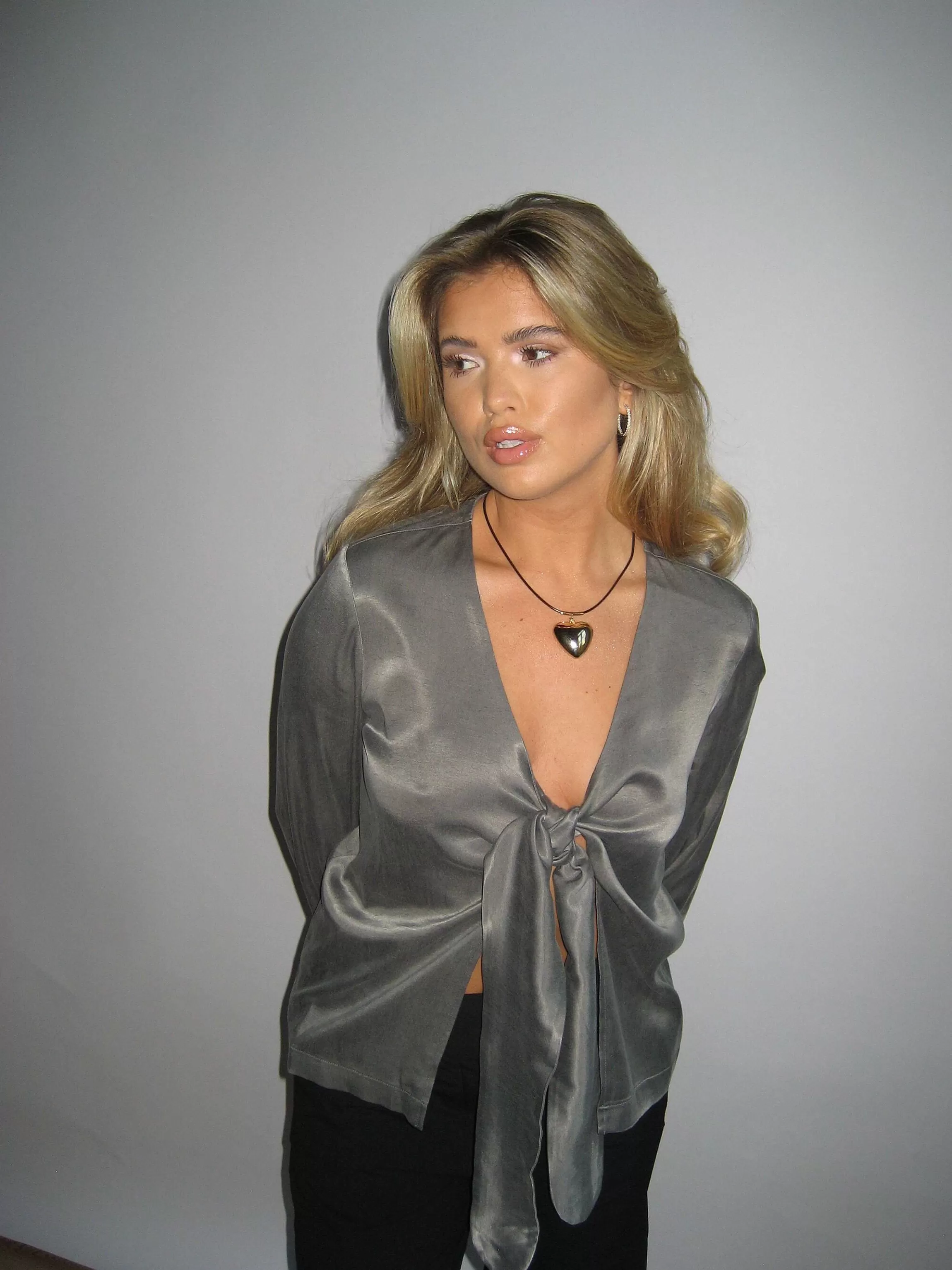 Djerf Avenue Tie Top Langarmad Storm Online